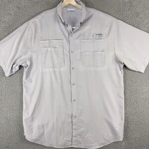 Columbia PFG‎ Shirt Mens XLT Omni-Shade Fishing Performance Outdoors Ventilated